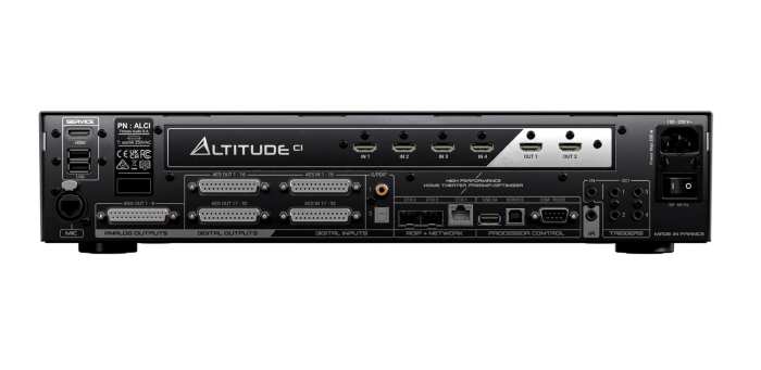 Trinnov Altitude CI Rückansicht